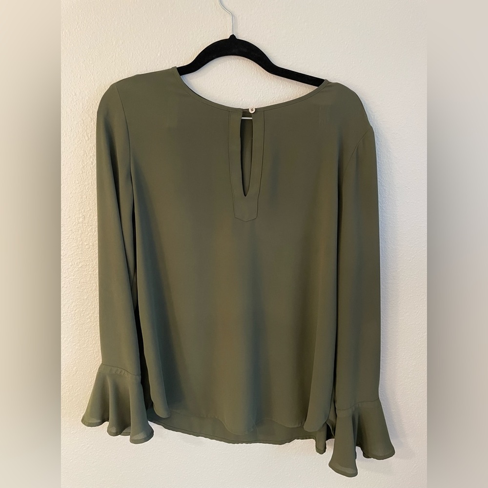 Loft green blouse